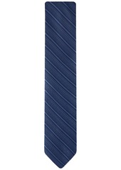 Calvin Klein Men's Bass Stripe Tie - Navy
