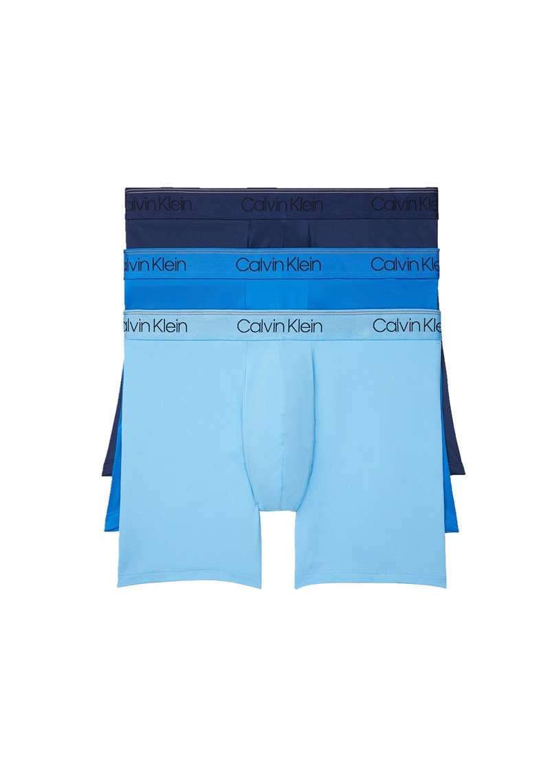 Calvin Klein Men's Big & Tall Underwear Micro Stretch Big&Tall 3-Pack Boxer Brief  2XL