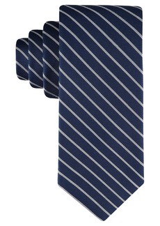 Calvin Klein Men's Blake Stripe Tie - Navy