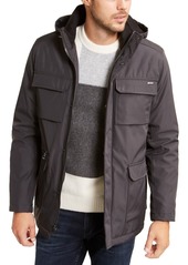 Calvin Klein Men's Bonded All-Season Hooded Jacket, Created for Macy's