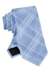 Calvin Klein Men's Briar Plaid Tie - Blue