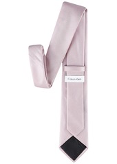 Calvin Klein Men's Catrina Solid Stripe Tie - Pink