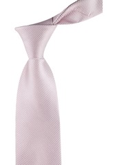 Calvin Klein Men's Catrina Solid Stripe Tie - Pink