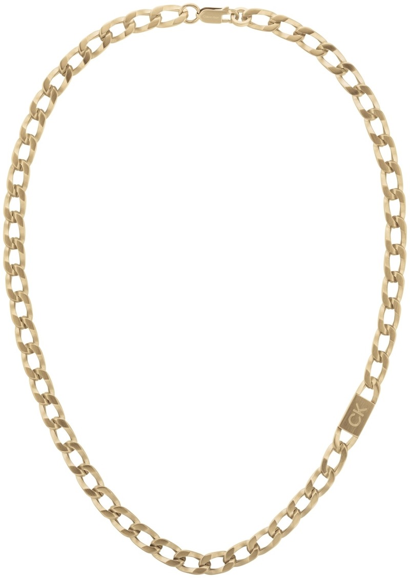 Calvin Klein Men's Chain Link Necklace - Gold