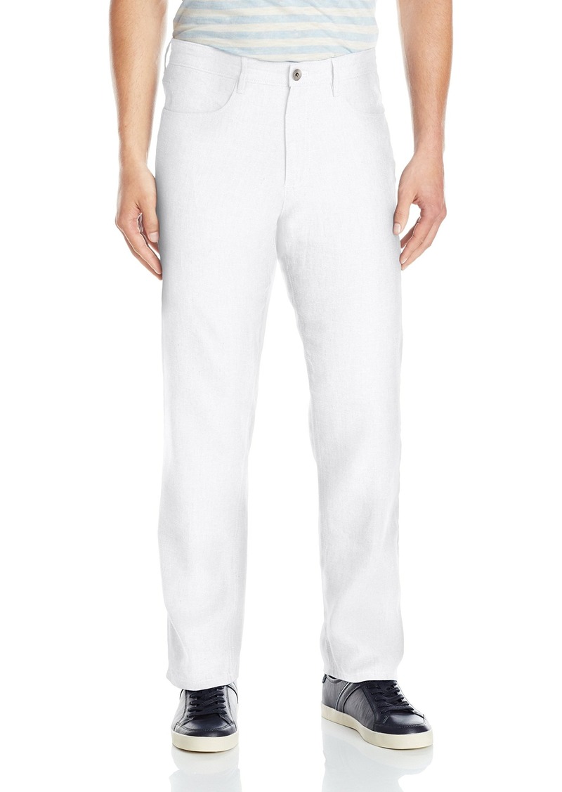 Calvin Klein Calvin Klein Men's Chambray Linen-Blend Pant 32Wx30L | Bottoms