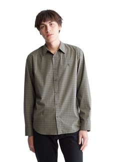 Calvin Klein Men's Check Button-Down Easy Shirt  Extra Extra Large