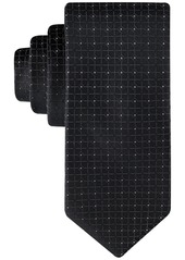 Calvin Klein Men's Chelsea Grid-Dot Tie - Black