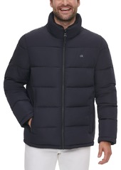 Calvin Klein Men's Classic Puffer With Set In Bib Detail, Created for Macy's