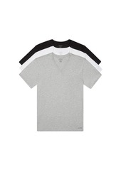 Calvin Klein Men's Cotton Classic Slim Fit V Neck T-Shirts