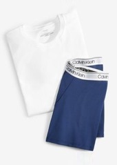 Calvin Klein Mens Cotton Classics 3 Pk. Crewneck T Shirts 3 Pk. Micro Stretch Solid Boxer Briefs