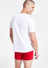 Calvin Klein Mens Cotton Classics 3 Pk. Crewneck T Shirts Intense Power 3 Pk. Boxer Briefs