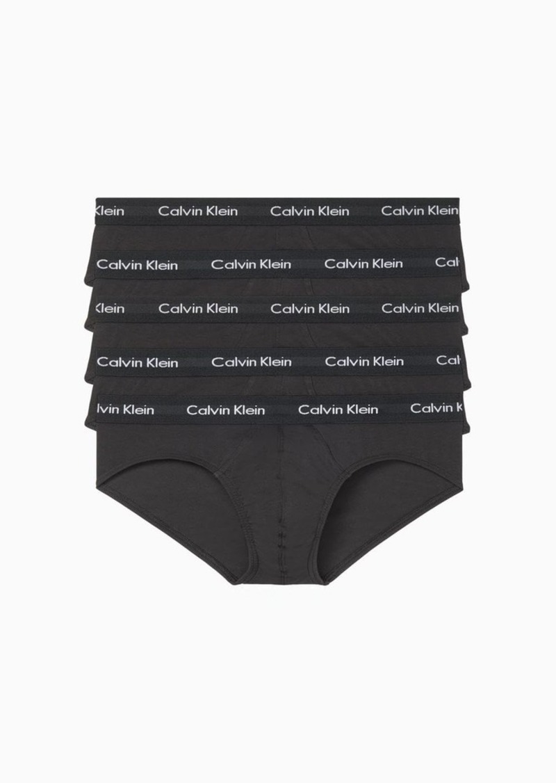 Calvin Klein Men's Cotton Stretch 5-Pack Hip Brief