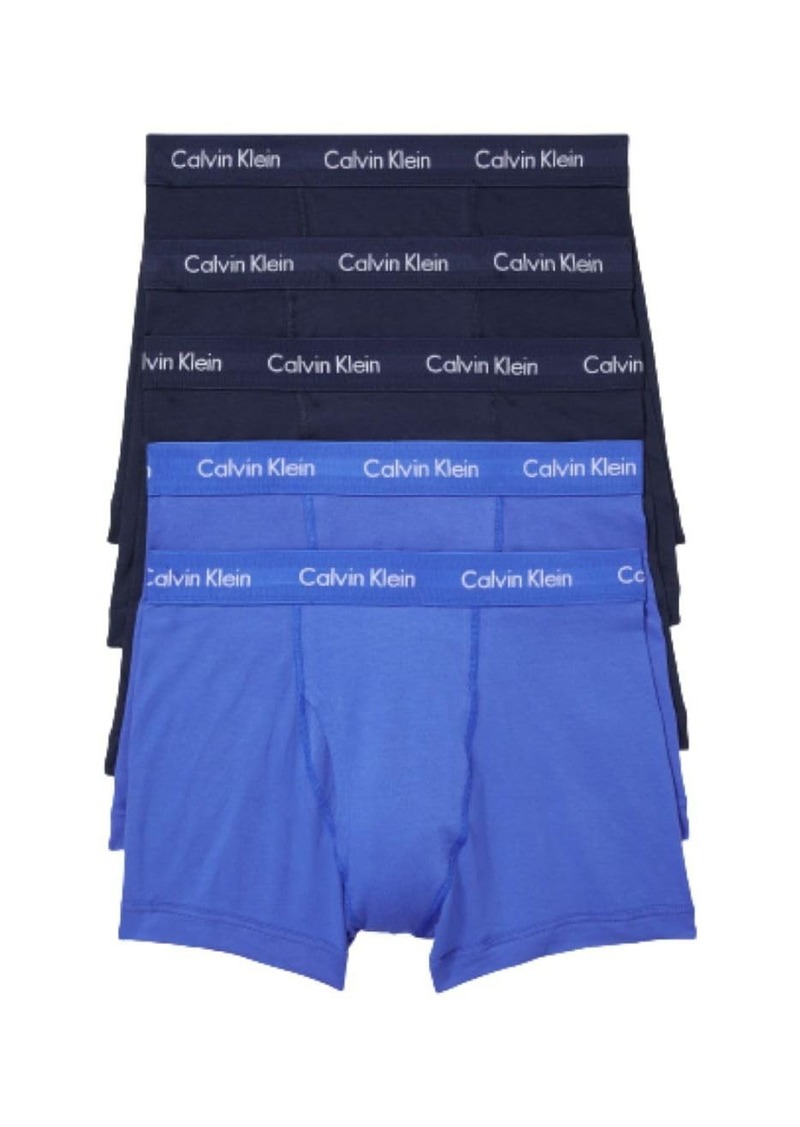 Calvin Klein Men's Cotton Stretch 5-Pack Trunk