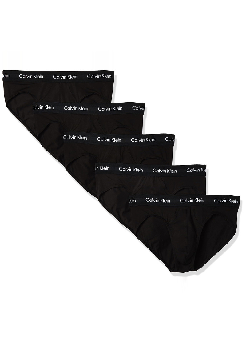 Calvin Klein Men's Cotton Stretch 5-Pack Hip Brief  M