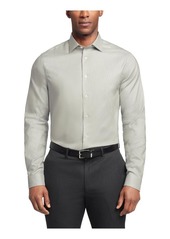 Calvin Klein Men's Dress Shirt Regular Fit Non Iron Stretch Stripe