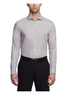 Calvin Klein Men's Non Iron Slim Fit French Cuff Dress Shirt Shirt