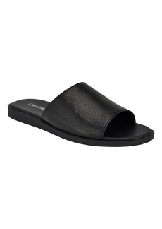 Calvin Klein Men's Espar Casual Slip-On Sandals - Black