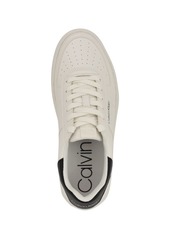 Calvin Klein Men's Glenti Lace-Up Casual Sneakers - Ivory/Black