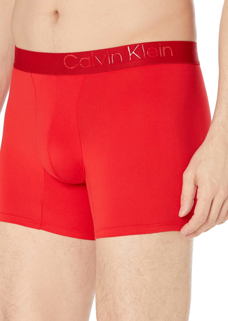 Calvin Klein Men's Gloss Boxer Brief Rustic RED S