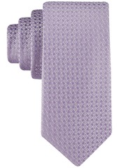 Calvin Klein Men's Grace Geo-Pattern Tie - Lilac