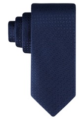 Calvin Klein Men's Grace Geo-Pattern Tie - Navy