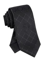 Calvin Klein Men's Herringbone Grid Tie - Mint