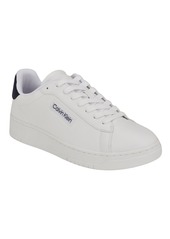 Calvin Klein Men's Horaldo Lace-Up Casual Sneakers - White, Navy