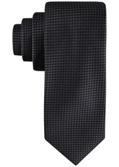 Calvin Klein Men's Indigo Houndstooth Tie - Lt. Navy