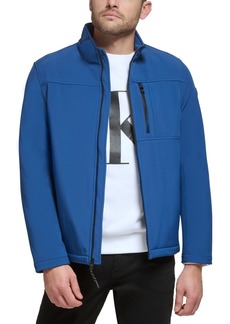 Calvin Klein Men's Infinite Stretch Soft Shell Jacket - Blue Edge