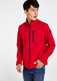 Calvin Klein Men's Infinite Stretch Soft Shell Jacket - Deep Red