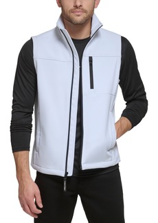 Calvin Klein Men's Infinite Stretch Soft Shell Vest - White