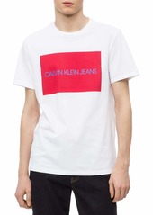 Calvin Klein Men's Institutional Logo T-Shirt brilliant white