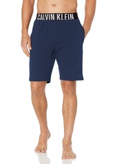 Calvin Klein Men's Intense Power Lounge Sleep Short Blue Shadow W/White M