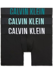 Calvin Klein Men's Intense Power Micro Boxer Briefs - 3 Pack - Black White Light Blue