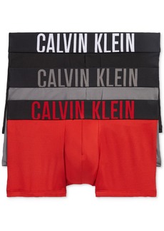Calvin Klein Men's Intense Power Micro Low Rise Trunks - 3 pk. - Black, Grey Sky, Pomeian Red