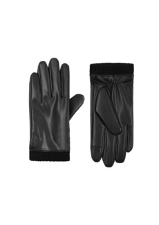 Calvin Klein Men's Knit Cuff Gloves - Black