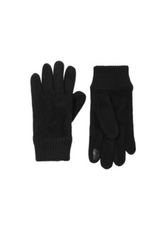 Calvin Klein Men's Knit Cuff Gloves - Black