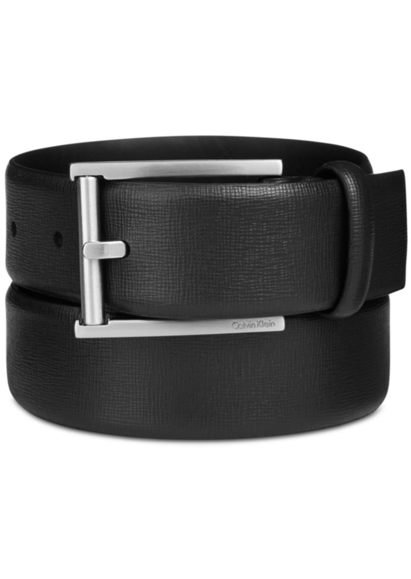 calvin klein men's leather belt