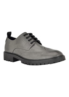 Calvin Klein Men's Ling Dress Lace-Up Loafers - Medium Gray Leather