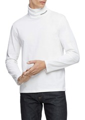 Calvin Klein Men's Logo Long Sleeve Turtleneck