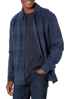 Calvin Klein Men's Long Sleeve Plaid Shirt Jacket