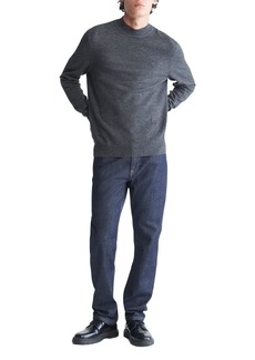 Calvin Klein Men's Merino Wool Blend Mockneck Sweater