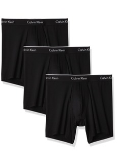 Calvin Klein Men's Microfiber Stretch-Multipack Boxer Briefs black/black/black XL