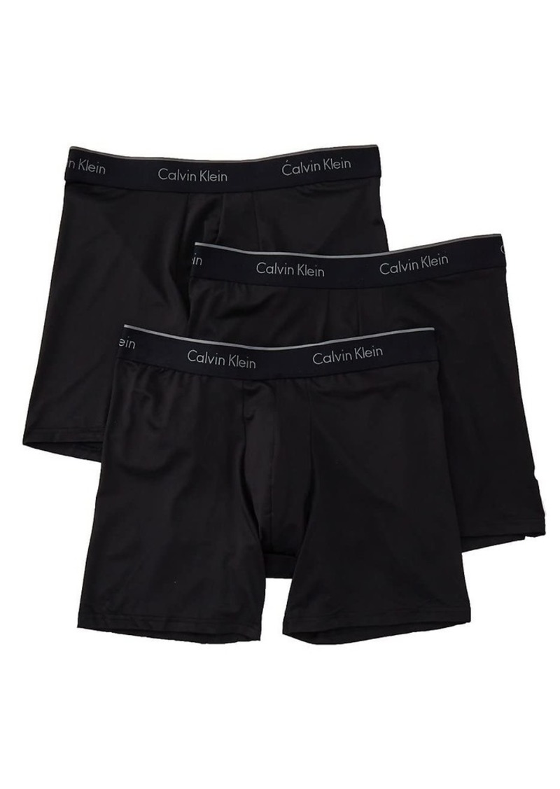 Calvin Klein Men's Underwear Microfiber Stretch 3 Pack Boxer Brief