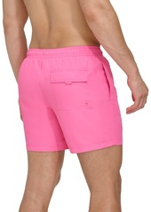 "Calvin Klein Men's Modern Euro 5"" Volley Swim Trunks - Pink"