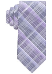 Calvin Klein Men's Ombre Plaid Tie - Purple