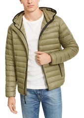 Calvin Klein Men's Packable Down Hooded Puffer Jacket, Created for Macy's