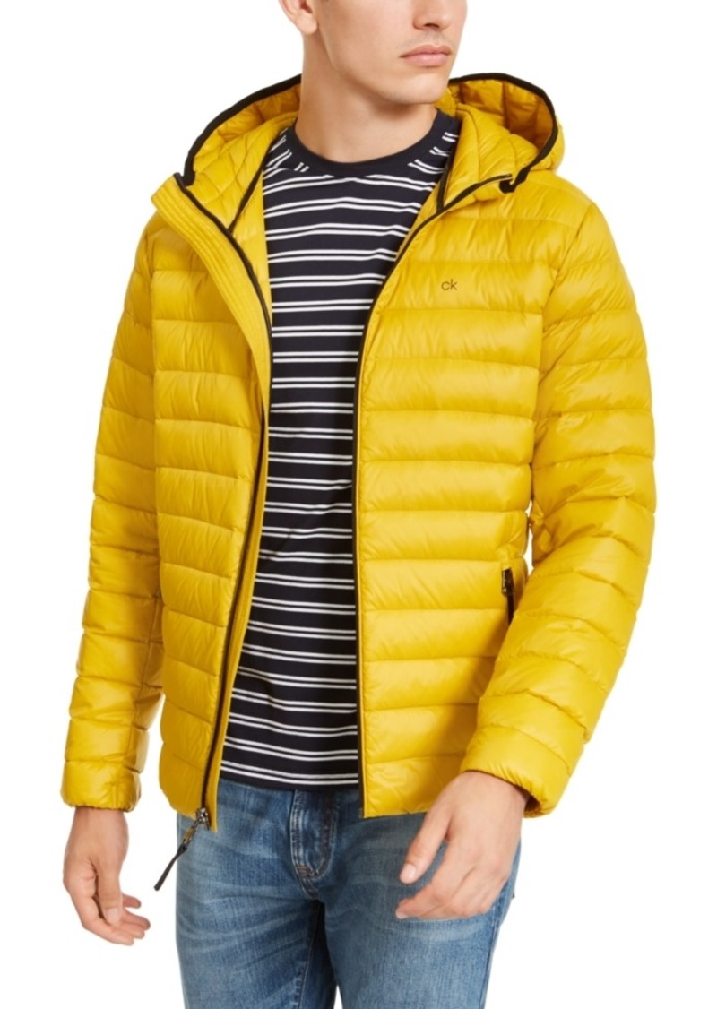 Calvin Klein Calvin Klein Men's Packable Down Hooded Puffer Jacket, Created  for Macy's | Outerwear