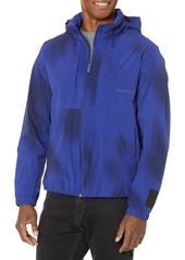 Calvin Klein Men's Packable Full Zip Hooded Jacket