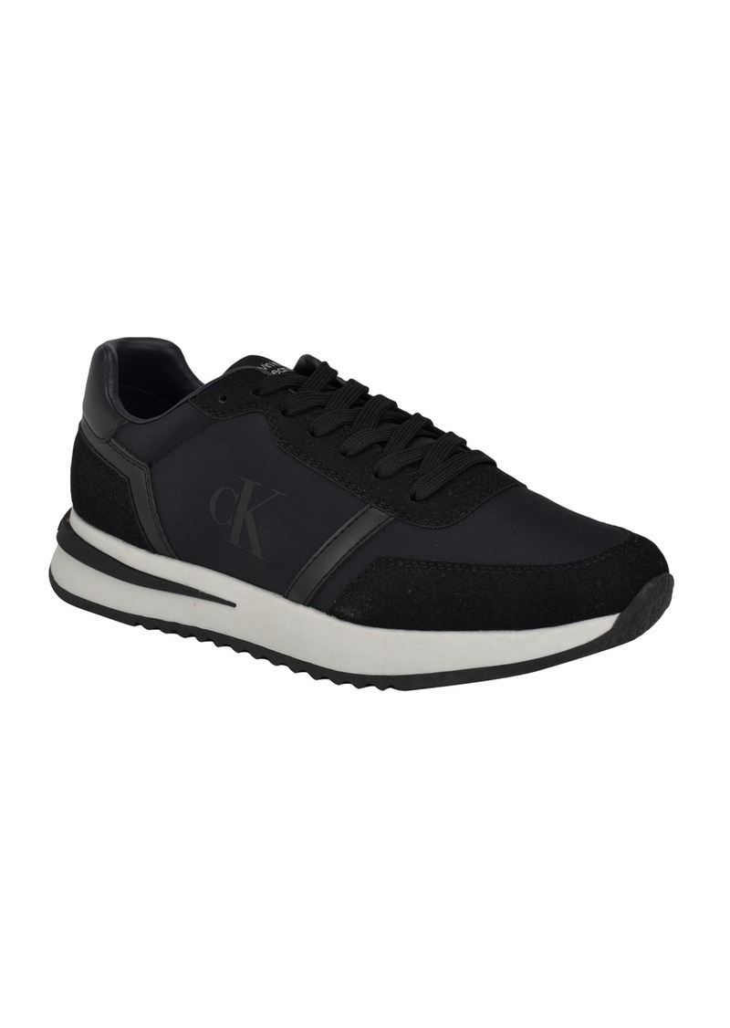 Calvin Klein Men's Picio Lace-Up Casual Sneakers - Black